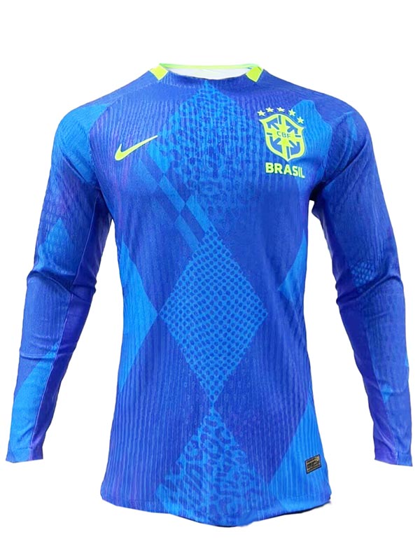 Brazil maillot extérieur manches longues tenue adulte deuxième tenue maillot de football homme 2025-2026